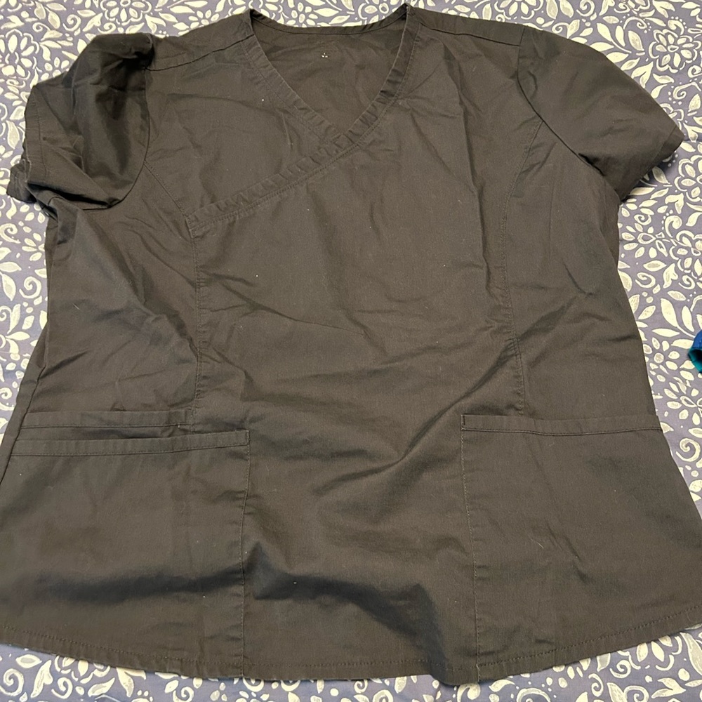 Grey scrub top